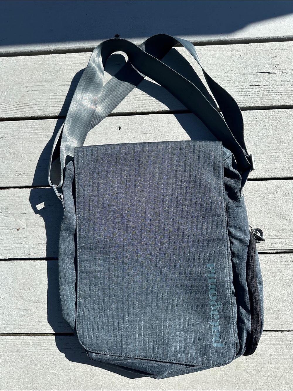 Patagonia Gray Men's Messenger Crossbody Bag